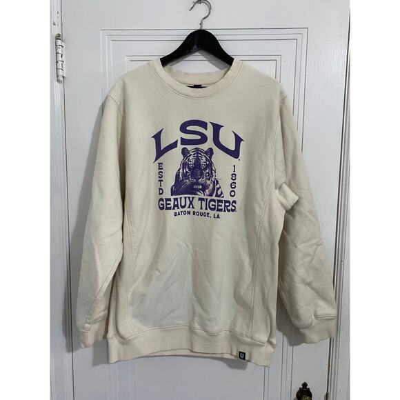 LSU Tigers Crewneck Sweatshirt Size XL - Picture 1 of 6